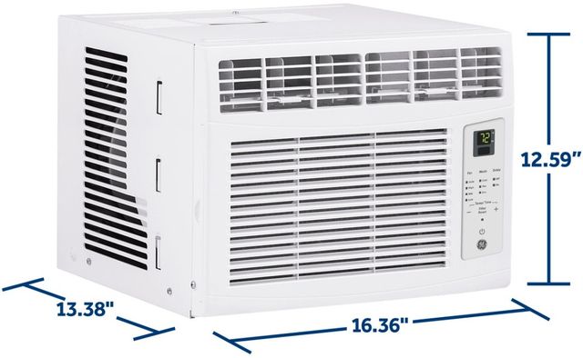 GE® 6,000 BTU's White Window Mount Air Conditioner-1