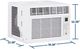 GE® 6,000 BTU's White Window Mount Air Conditioner-1