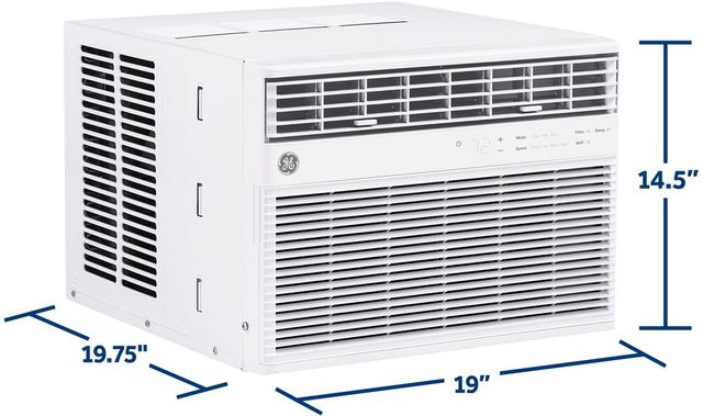 GE® 10,000 BTU's White Window Mount Air Conditioner-2