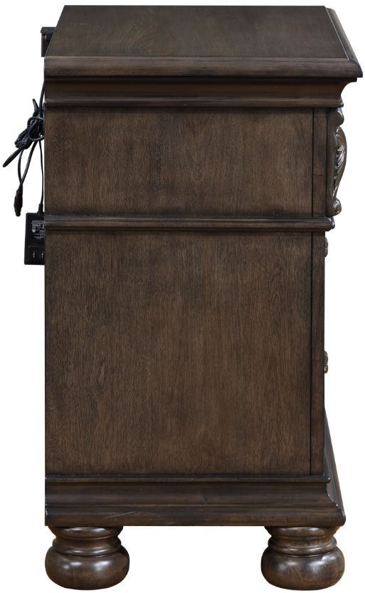 New Classic® Home Furnishings Balboa Walnut Nightstand-3