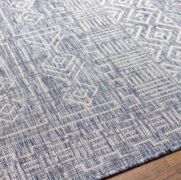 Surya Eagean Navy/Taupe 4'x6' Area Rug-4