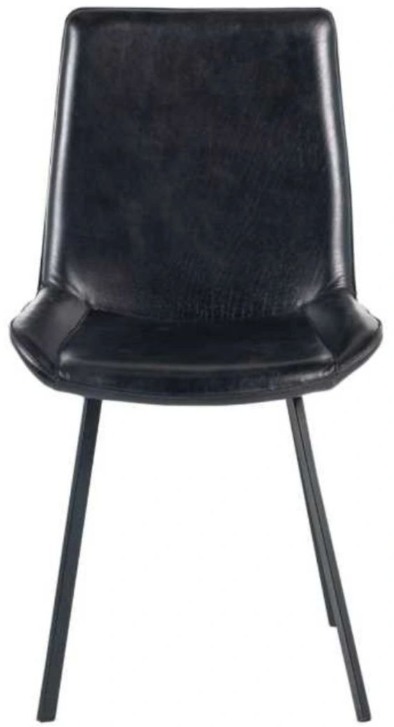 Nest Home Collections Gabriel Black/Gray Dining Chair-2