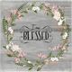 Classy Living Rustic Floral Blessed Wreath Wall Art-0