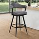 Armen Living Justin Brown/Java Brown Bar Stool-1