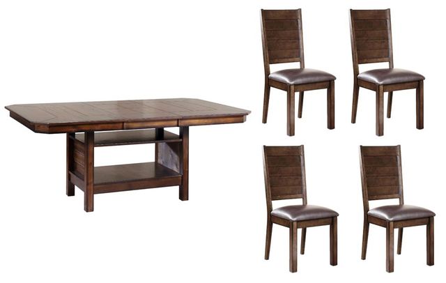 Urban Styles Furniture Madison 5-Piece Cappuccino Dining Set-0