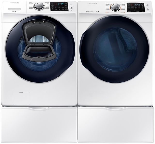 Samsung 7.5 Cu. Ft. White Front Load Gas Dryer-4