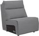 Signature Design by Ashley® ModMax II 7-Piece Salt and Pepper Power Reclining Sectional with Chaise and Audio Consoles-4