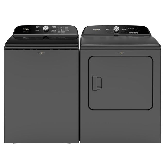 Whirlpool® Volcano Black Laundry Pair