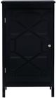 Linon Fetti Black Small Accent Cabinet-4