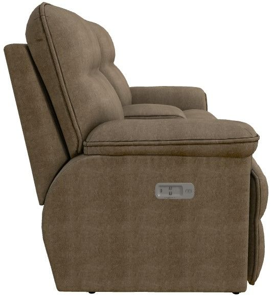 La-Z-Boy® Jay Twig Power Reclining Loveseat with Console and Headrest-2