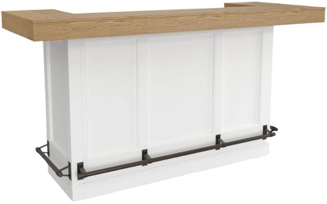 Parker House® Americana Modern Weathered Natural Dining Bar with Cotton Base-0