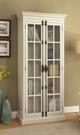Coaster® Toni Antique White 2-Door Tall Cabinet-1