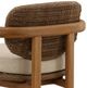 Dovetail Furniture Alva Light Brown Fabric/Wooden Outdoor Occasional Chair-5