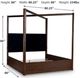 Signature Design by Ashley® Kendamor Dark Brown King Canopy Bed-2
