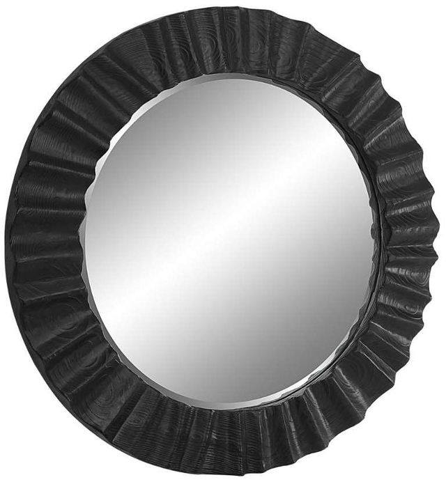 Uttermost® Caribou Dark Espresso Round Mirror-3
