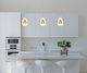 Cal® Lighting & Accessories Frosted Yellow Mini Pendant-2