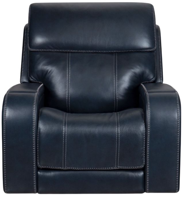 BarcaLounger® Glenwood Rainer Ocean Leather Power Recliner-3