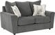 Signature Design by Ashley® Stairatt 2-Piece Gravel Sofa and Loveseat-2