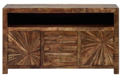 Jaipur Furniture Cayley Brown Media Sideboard-1