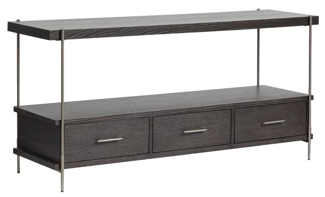 Magnussen Home® Spencer Dark Briarsmoke Gray Rectangular Sofa Table-0