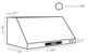 Kucht Professional Gemstone™ 30" Titanium Stainless Steel Under Cabinet Range Hood-3