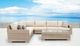 Enclover Jasmine 4-Piece Birds Eye/Seagrass Sectional Set-3
