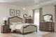 Homelegance® Heath Court Brown Queen Upholstered Panel Bed-1