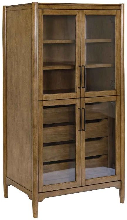 Martin Furniture Lachlan Warm Sienna Dining Display Cabinet-0