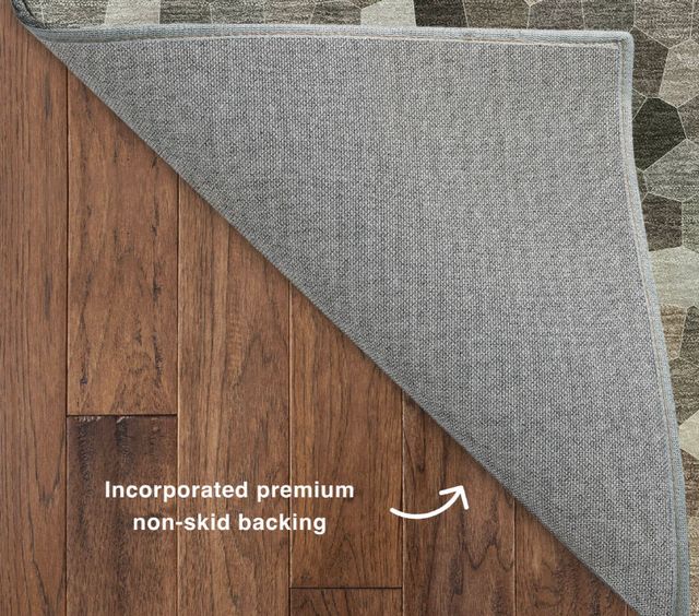 Dalyn™ Rug Company Kaleidoscope KL1 Pewter 5'x8' Area Rug-3