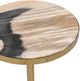 Classic Home Jordyn Molten Husk Small Accent Table-4
