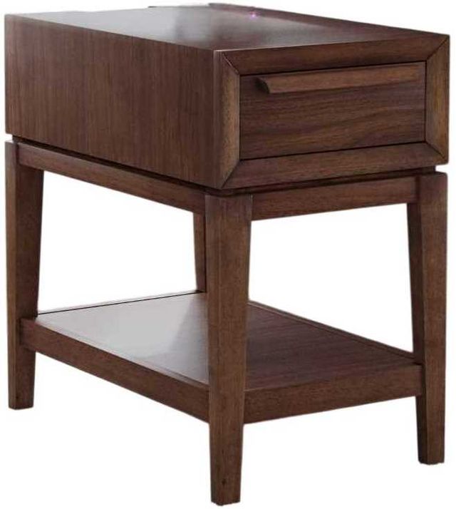 A-America® Corvallis Dark Amber End Table-0
