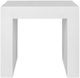 Moe's Home Collection Lazarus White Concrete Outdoor Stool-1