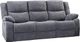 Titus Furniture Grey Recliner Sofa-0