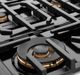 ZLINE Autograph Edition Paramount 36" Stainless Steel Pro Style Gas Range with DuoPro™ Cooktop and Champagne Bronze Accents-4
