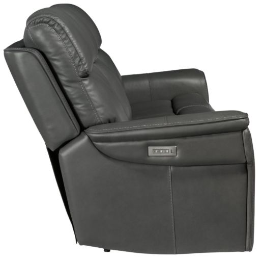 Hooker® Furniture MS Lyra Sahara Dorian Gray Zero Gravity Power Reclining Sofa with Power Headrest and Lumbar-3