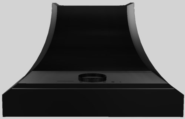 Vent-A-Hood® Designer Series 48" Black Wall Mounted Range Hood-3