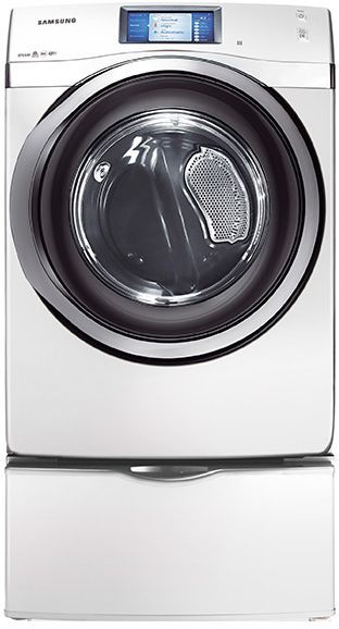 Samsung Front Load Gas Dryer-White-0