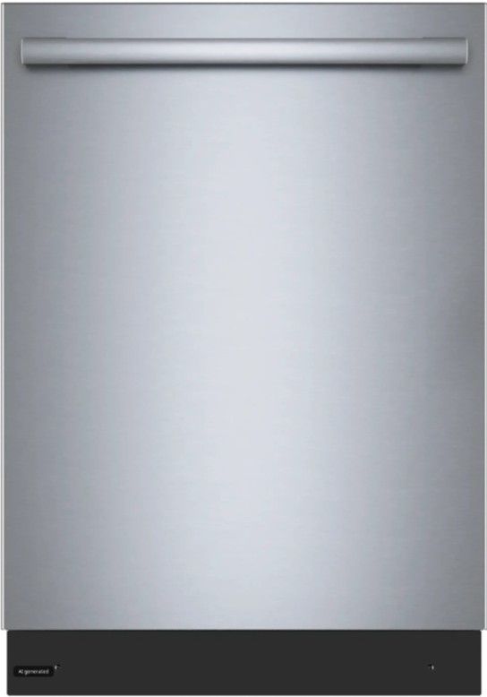Bosch® 100 Series 24” Anti-Fingerprint Stainless Steel Built-In Top Control Dishwasher-0