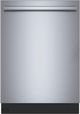 Bosch® 100 Series 24” Anti-Fingerprint Stainless Steel Built-In Top Control Dishwasher-0