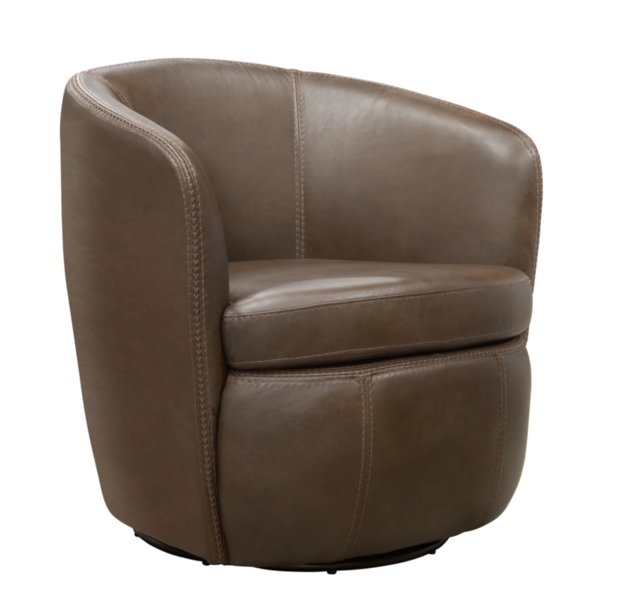 Vintage Swivel Chair (Dark Brown) | Walker Furniture