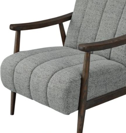 Moe's Home Collection Aster Pebbled Grey Accent Chair-3