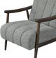 Moe's Home Collection Aster Pebbled Grey Accent Chair-3