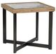 Signature Design by Ashley® Montia Stone Top End Table with Black Base-0