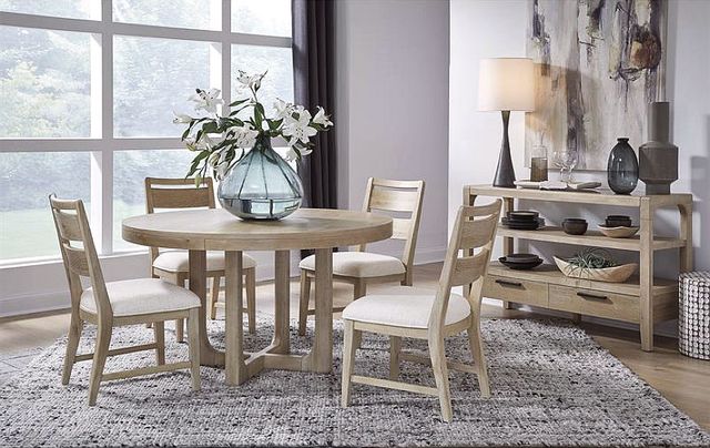 Magnussen Home® Somerset Butternut Round Dining Table-3
