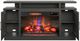 Bell'O® Breya Tifton Oak Media Stand with Electric Fireplace Insert-2
