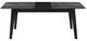 Coaster® Crestmont Black Rectangular Dining Table with Faux Marble Top and 16" Self-Storing Extension Leaf Grey-2