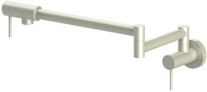 ZLINE Gemini Brushed Nickel Deck-Mounted Pot Filler