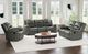Elements International Marisol Aviarah Gray Manual Glider Swivel Recliner-1