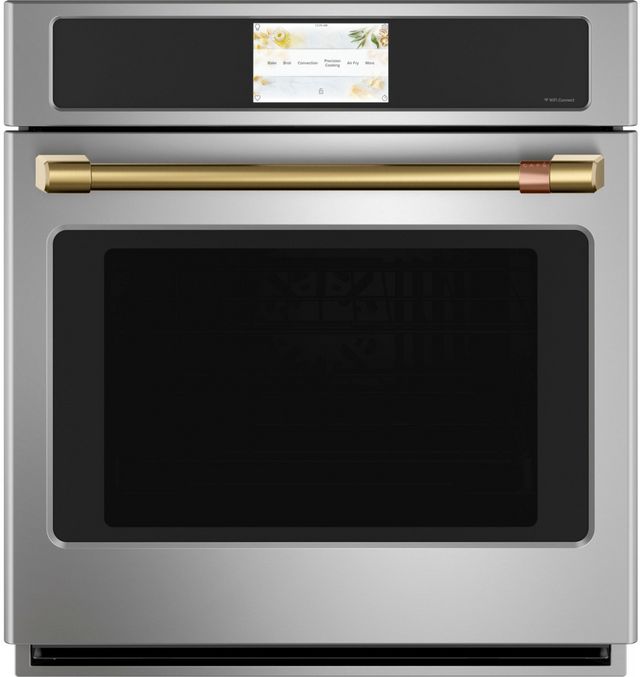 Café™ Brushed Brass Wall Oven/Advantium Oven Pro Handle Kit-1