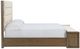 Signature Design by Ashley® Marxmore Brown Queen Upholstered Panel Storage Bed-4